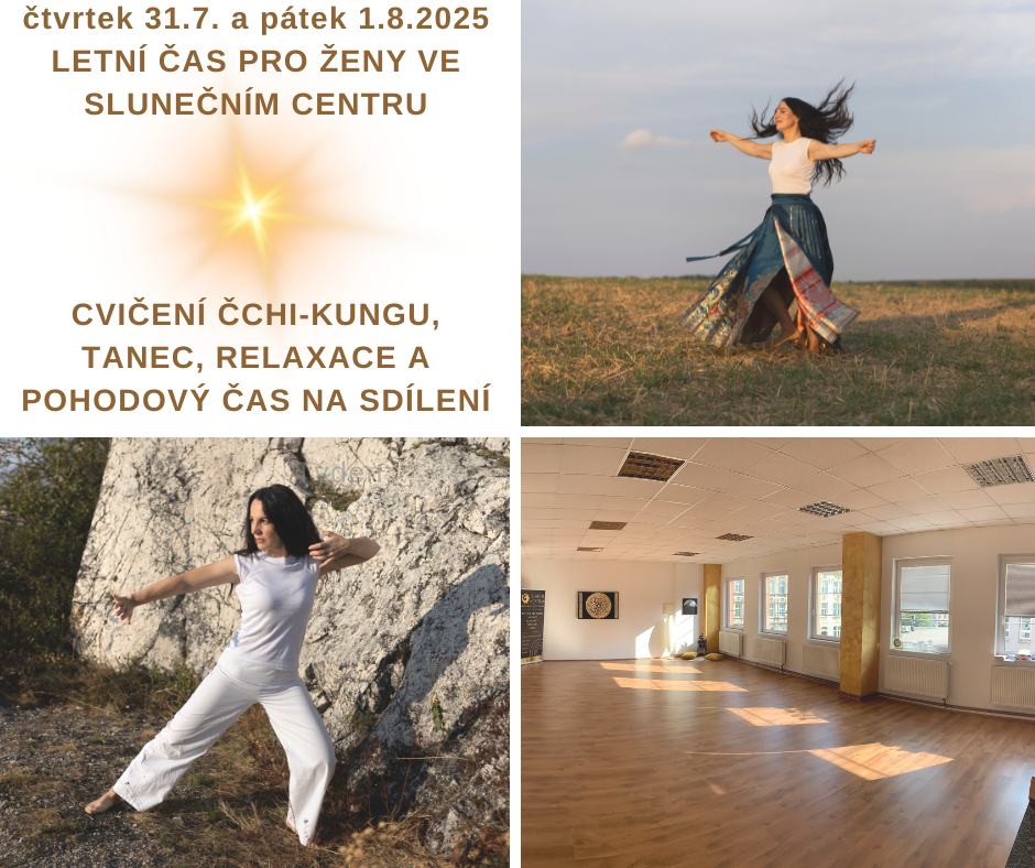 LETNÍ POHODOVÝ ČAS PRO ŽENY VE SLUNEČNÍM CENTRU ZNOJMO